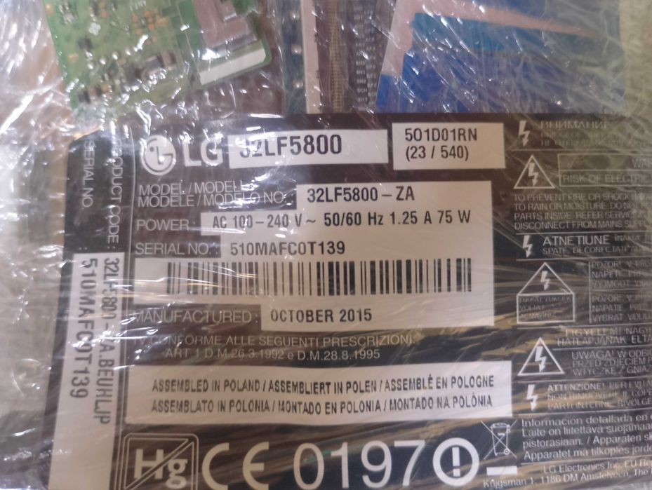 Kit de reparação de TV LG 32 LF5800