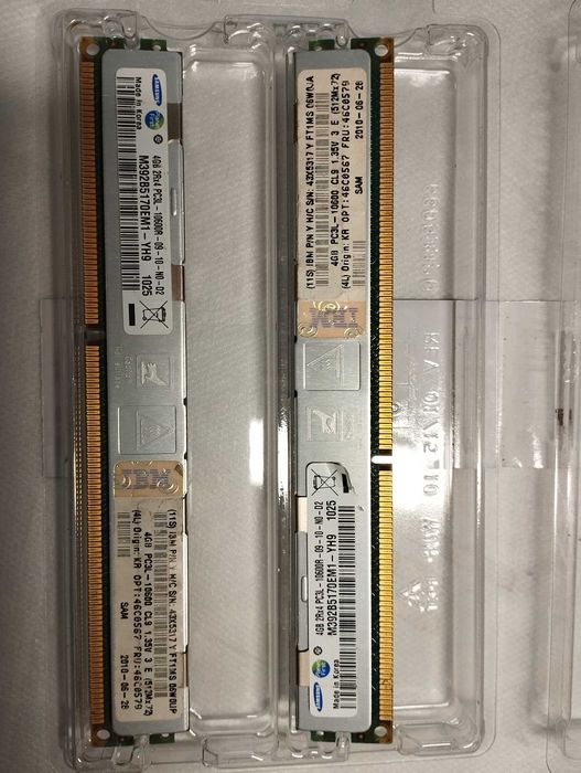 Комплект серверної оперативної пам'яті Samsung (DDR3, ECC, 8gb (4+4))