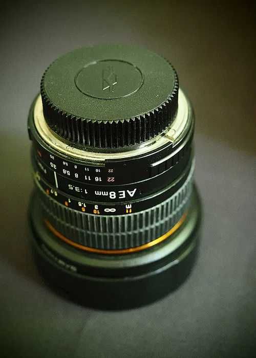 Nikon 28-300, Samyang 8mm