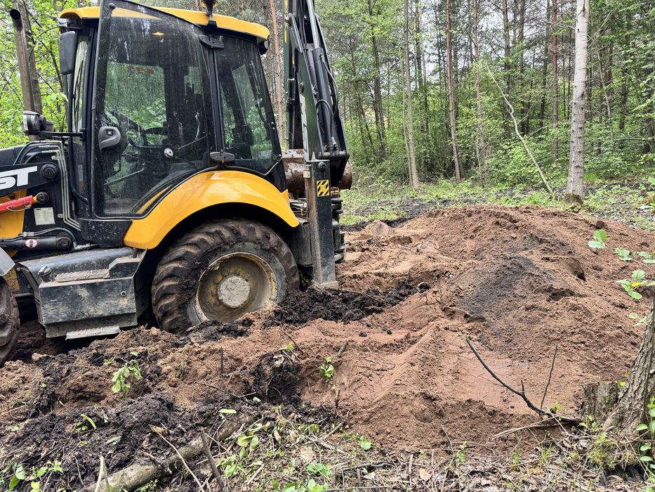 Usługi koparko ładowarką