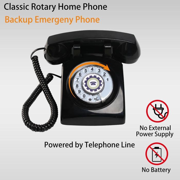 Дисковий телефон, ретро телефон