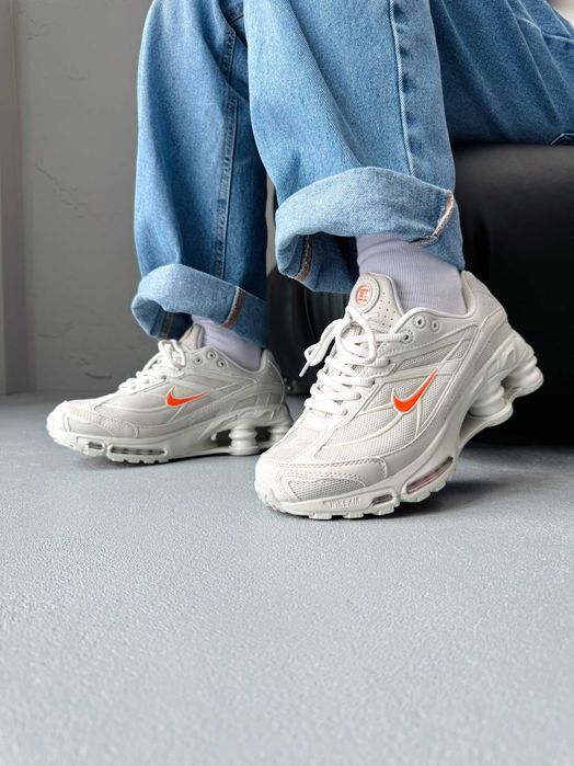Кросівки Nike Shox Ride 2 Light Bone/Orange premium