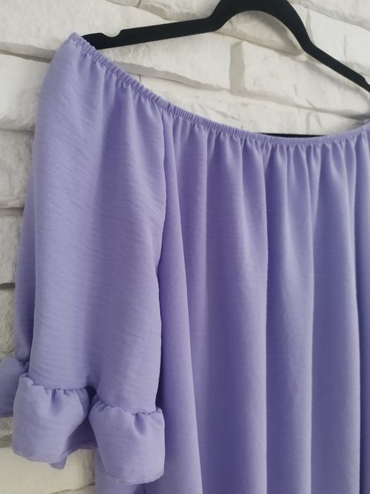 Włoska bluzka hiszpanka plus size xxxl 46 48 50