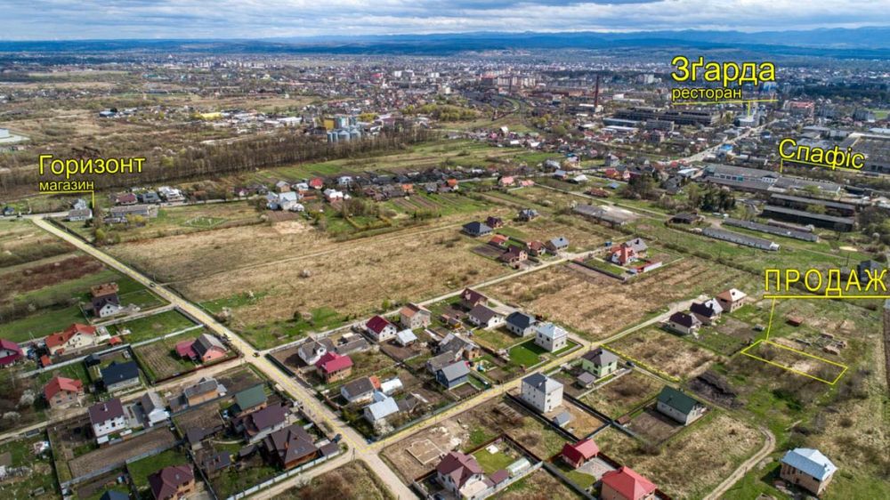 Ділянка під будівництво.