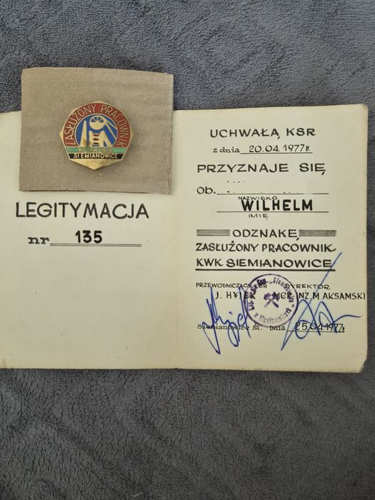 Zasłużony KWK  Siemianowice