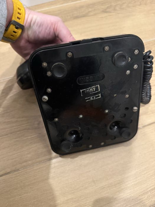 Stary telefon przedwojenny Siemens W48 (Wechselapparat 48)