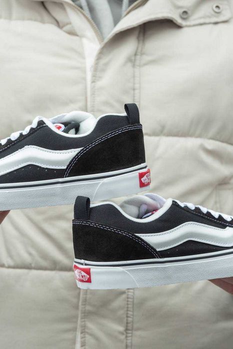 Кеди Vans KNU Skool Black White 36-45 (Оплата при отриманні)