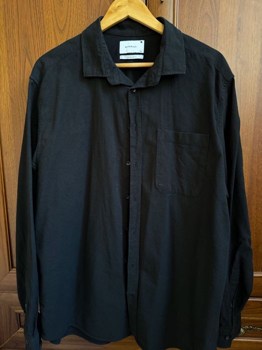 Чоловіча сорочка чорна XXL