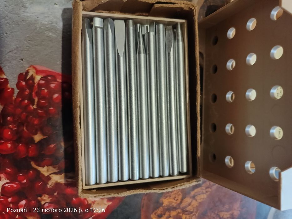 Zestaw profesjonalnych puncyn do cyzelowania (SRIZ) - Vintage