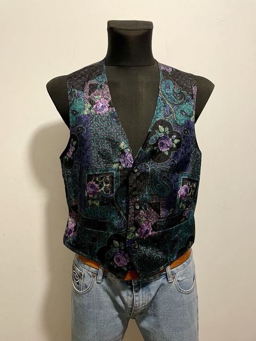 Retro kamizelka garnituriwa vintage