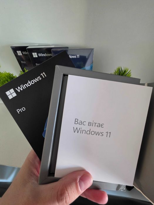 Windows 11 Pro BOX USB HAV-00195 українська • фізична коробка, флешка, ключ • ліцензія Виндовс 11 Про Retail OEM MAK BOX FPP 64-bit ВІНДОВС 11 Про