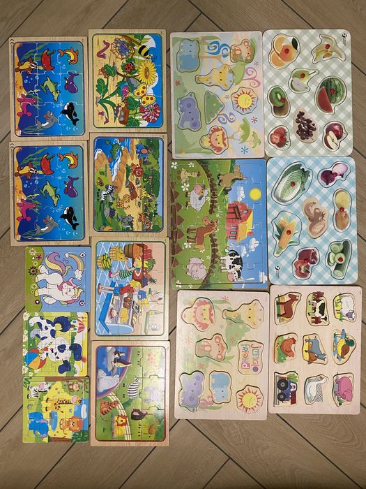 Puzzle dla maluchow dzieci 15 sztuk paka