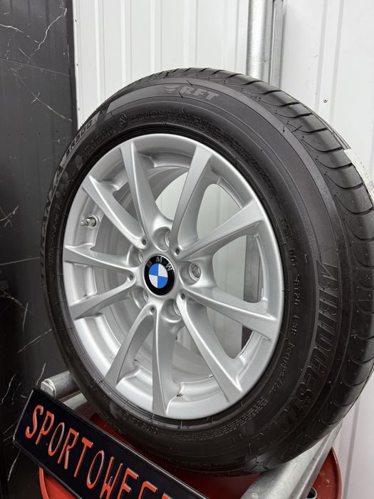Felgi KOMPLET 5x120 16 cali BMW  F30 E46 E90 E87 E91 E47 OPONY LETNIE