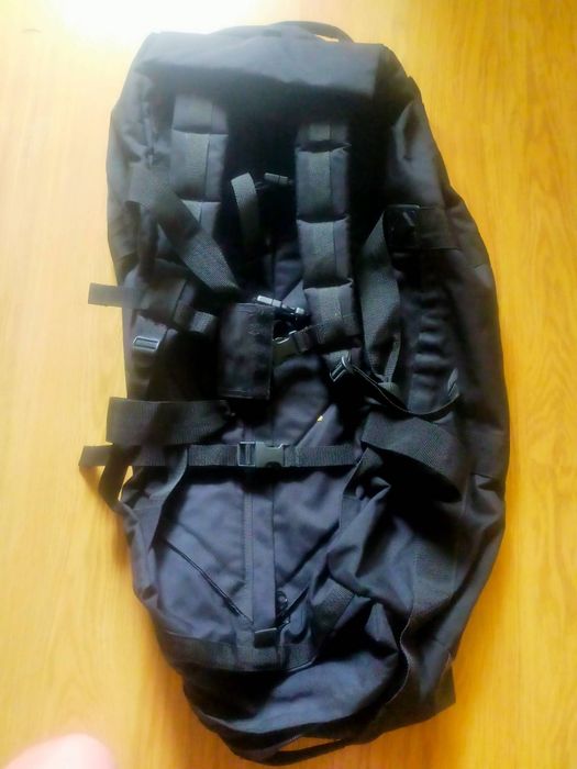 Сумка-рюкзак, баул 80+20л, чорний Оригінал Британія