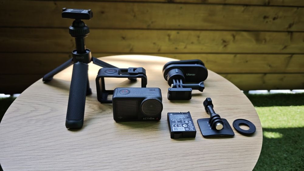 Dji osmo 4 statyw tripod dodatkowa bateria i uchyt na plecak