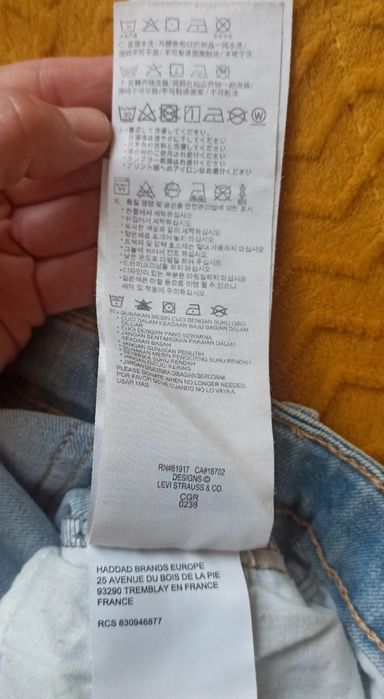 Jeansy Lévi-Strauss 710 Super Skinny XS (158 cm)