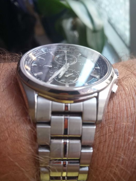Citizen AT8130-56E H800 Eco-Drive Radio Controlled Titanium + pudełko
