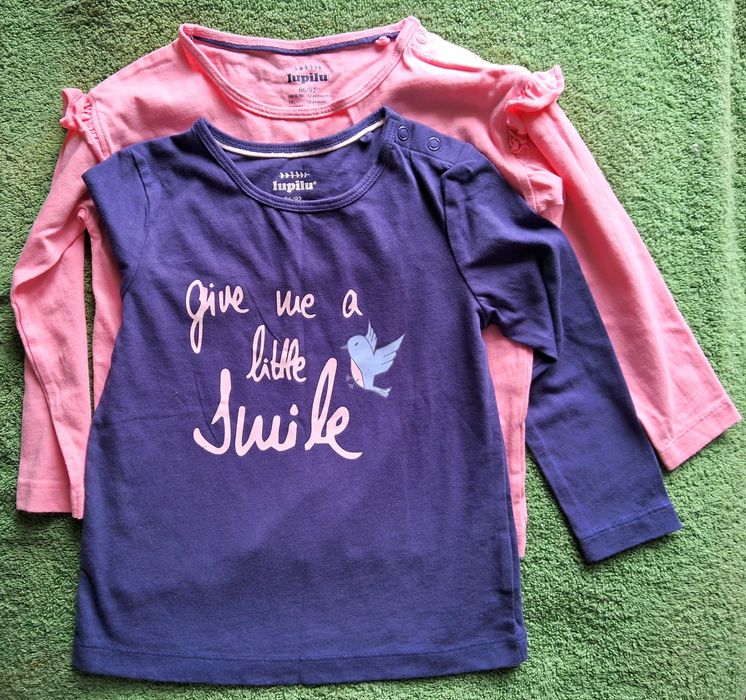 Лонгсліви, футболки, кофтини 98/104, джинси, тапочки для двійні