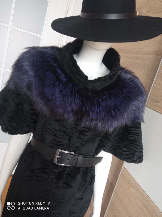 Płaszcz futro naturalne