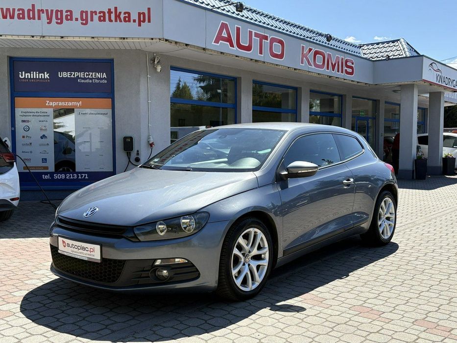 Volkswagen Scirocco 2.0 140 KM Tempomat, Pół skóry