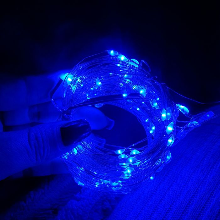 Гирлянда штора роса