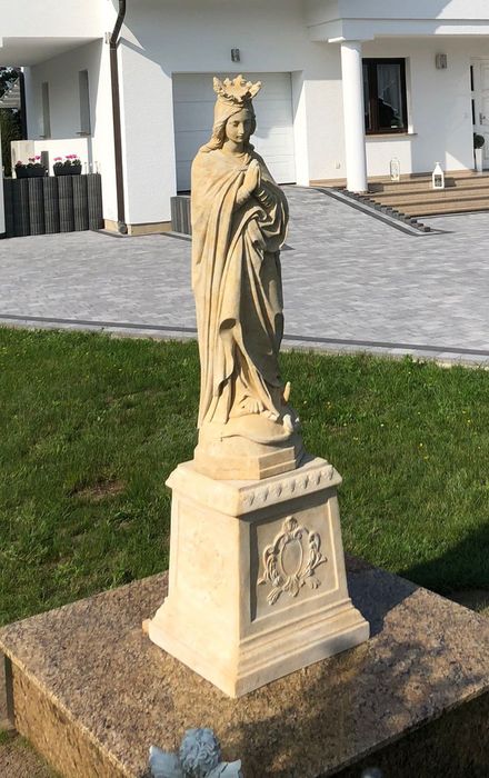 Piękna madonna matka boska rzeźba unikat