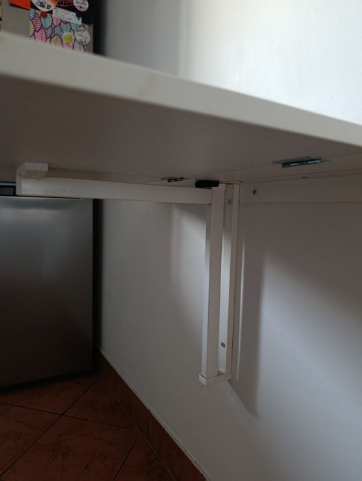 Ikea stolik rozkładany składany kuchenny biały Norberg