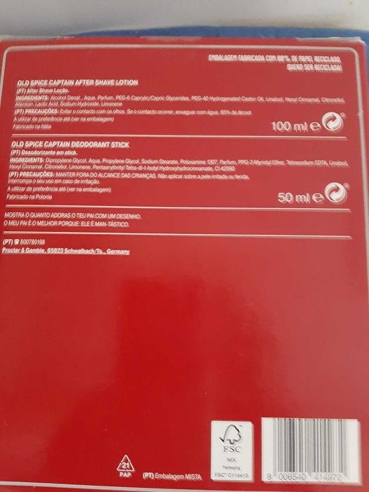 Coffret Milano homem/Old Spice