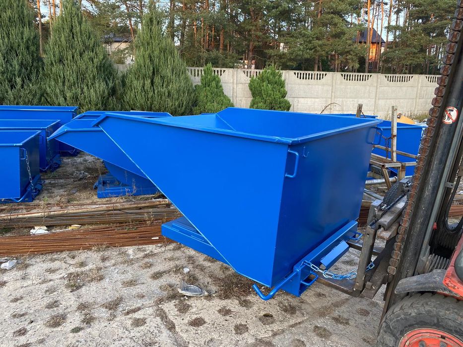 Koliba do wózka widłowego pojemnik 1,5 m3 szeroki