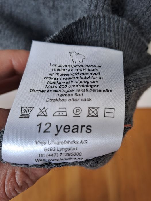 Sweter wełniany merino