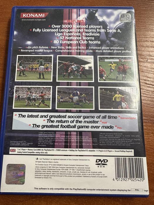 Pro Evolution Soccer 4 Ps2