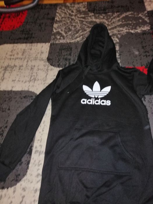 Bluza długa z kapturem