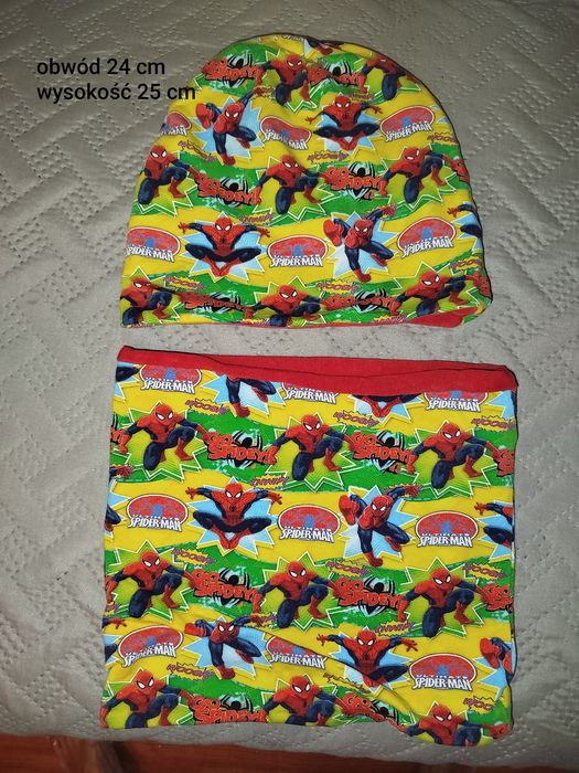 Czapka z kominem Spiderman