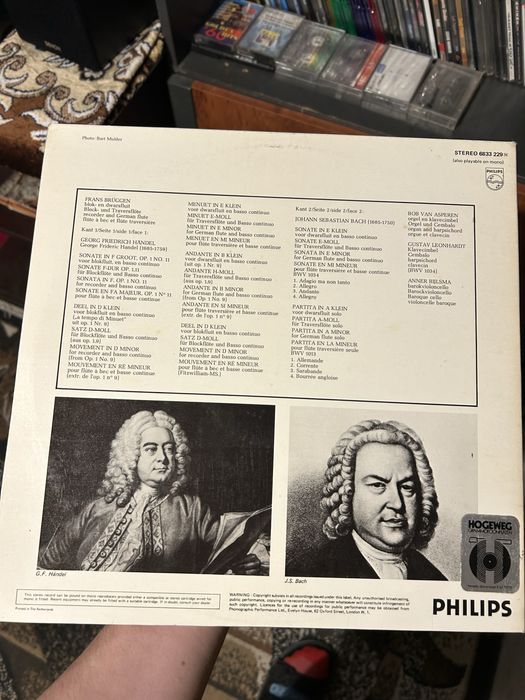 J.S.Bach Вінілові платівки