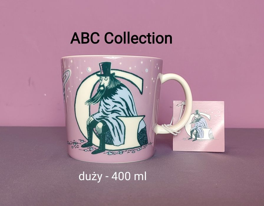 Muminki KUBEK Moomin Arabia Finland - 400 ml - kolekcja ABC - G