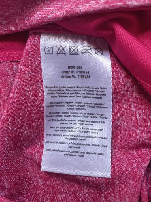 Różowe leginsy sportowe Ergee M/L