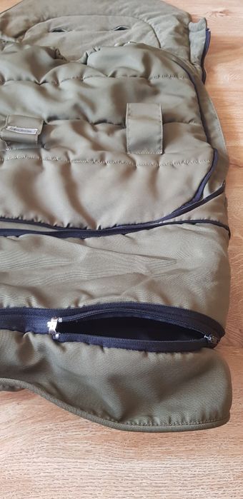 Śpiwór TEUTONIA do wózka khaki duży ocieplane zima jesień