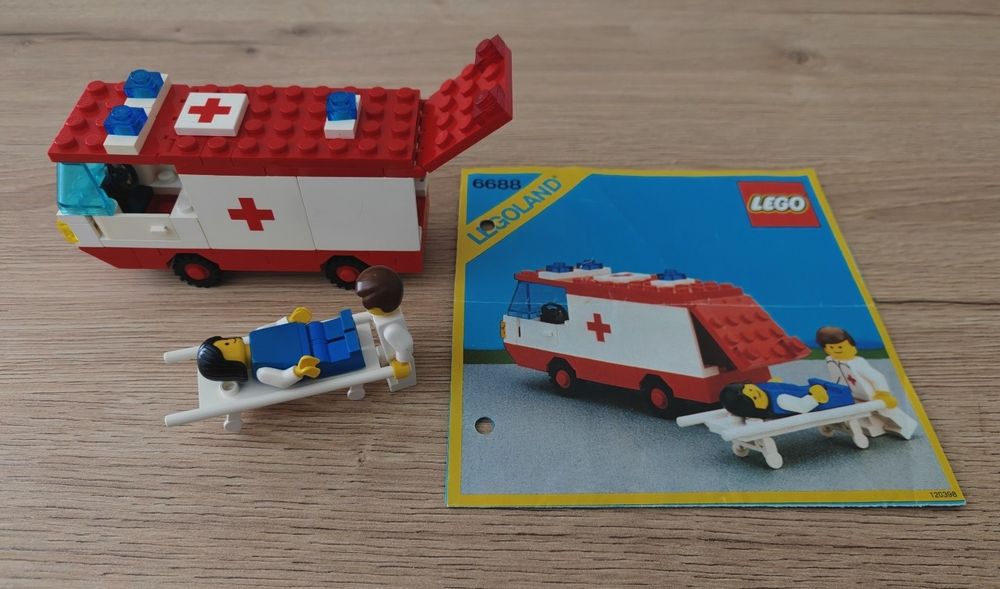 Lego Legoland 6688 karetka pogotowia + instrukcja