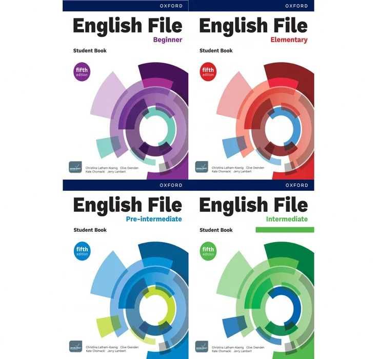 English File 5th Beginner, Elementary, Pre-, Intermediate