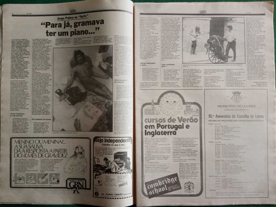 José Afonso	- - -		Se7e - nr. 215	- - - - -	Jornal