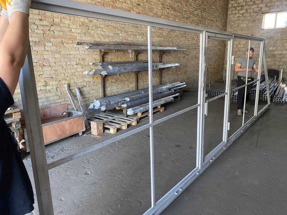 Готовый каркас для ворот, Откатные ворота, Калитка, Гарантия