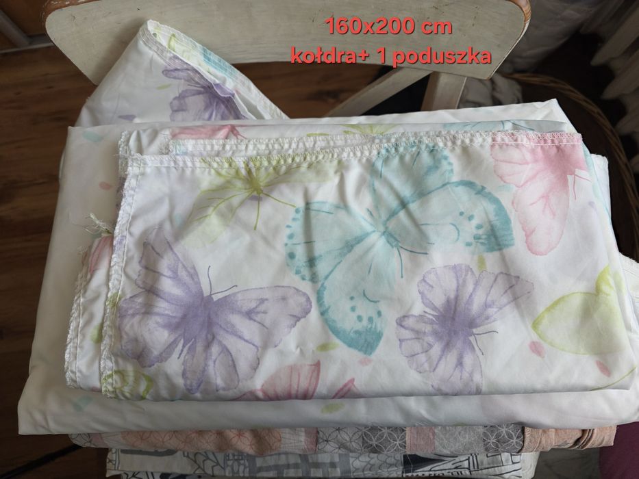 Komplety 10 szt  pościeli 200x220 i 160x200