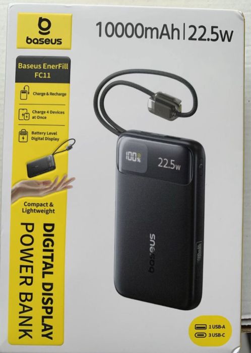 Павербанк Power Bank Baseus, базеус 10000