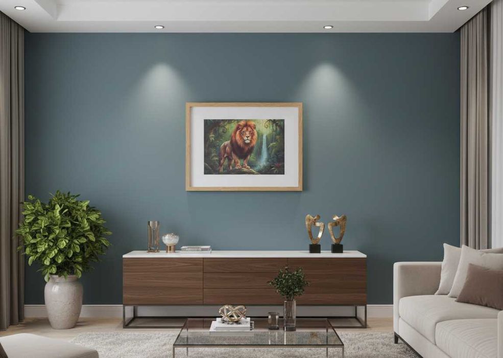 Quadro de um Leão