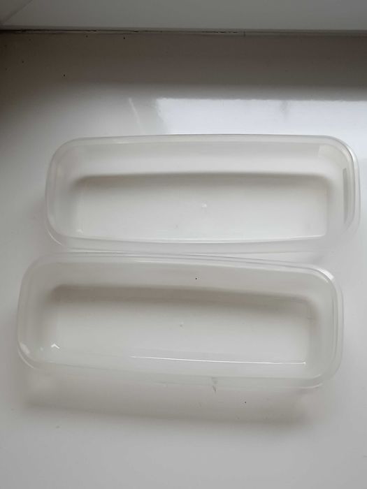 Plastikowe pojemniki pudełka pudełko na żywność długie podłużne zestaw