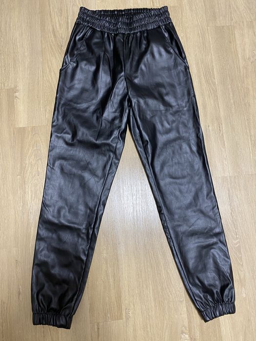 Брюки кожа штани s