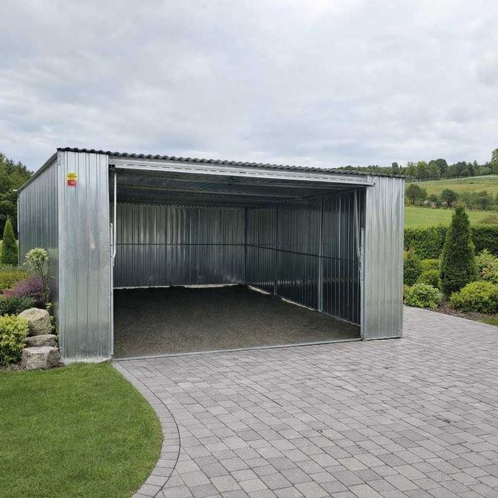 Garaż Blaszany 3x5 Brama Podnoszona