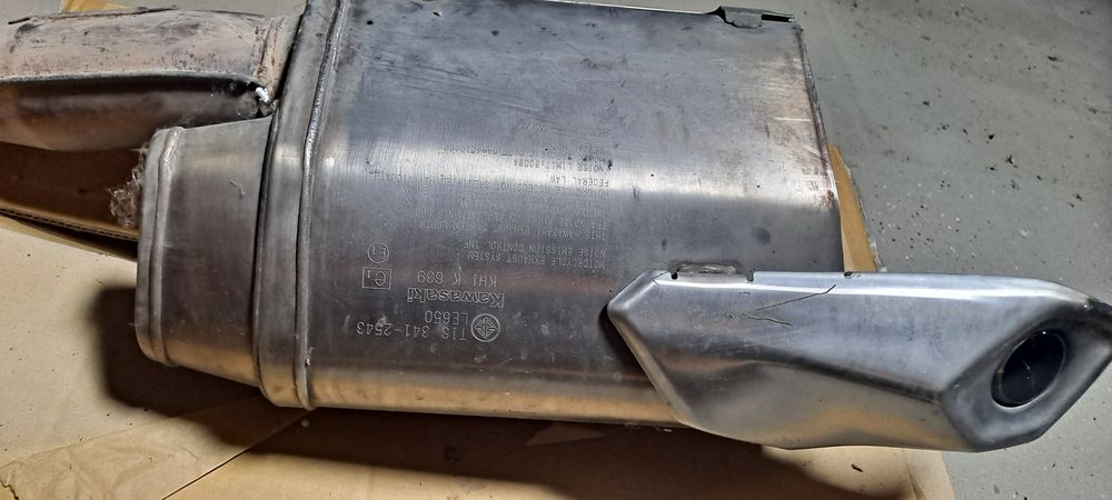 Tłumik, kolektor versys 650 rok15-