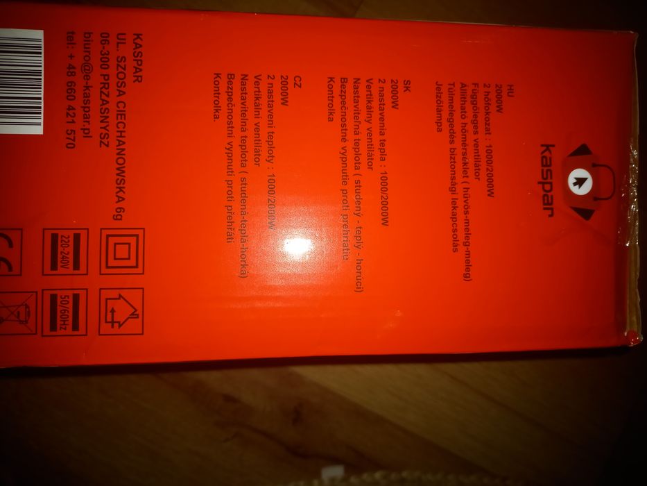 Termowentylator Kaspar 2000 W