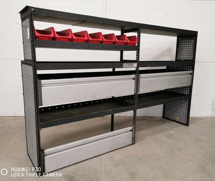 Zabudowa serwisowa regał samochodowy Modul-Systemn Jumper IVECO Sprinter